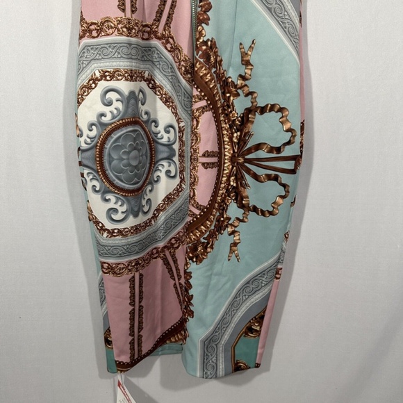 NWT $316 Ted Baker London [ 1 in TB‎ ] Versailles Print Body-Con Dress - Picture 13 of 16